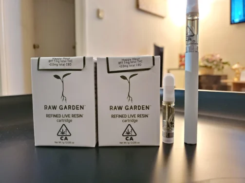 raw garden cartridge flavors